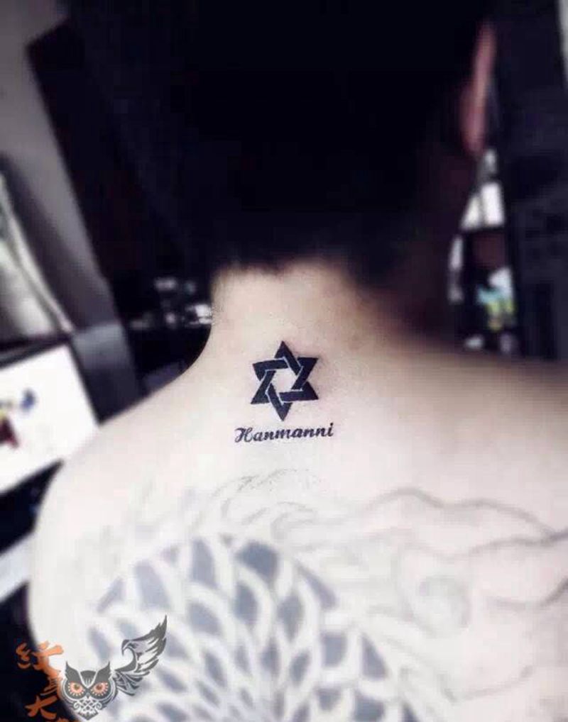 六芒星纹身图片_