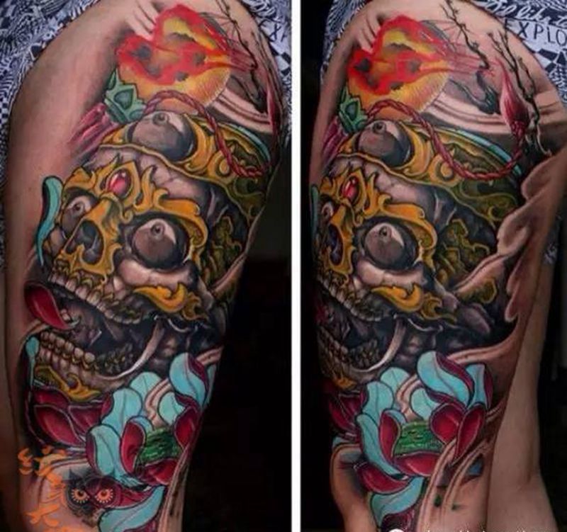 每日素材更新--传统纹身图片_