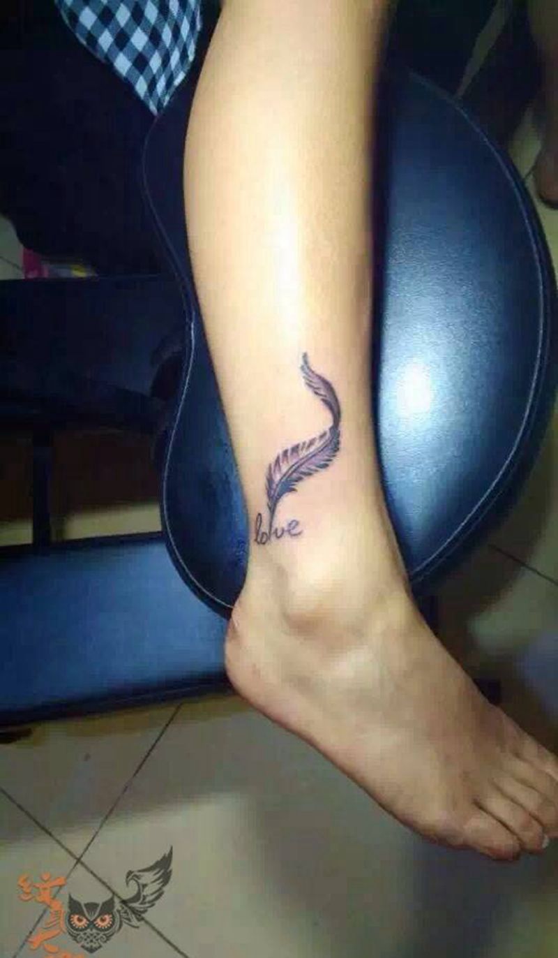 羽毛纹身图片_