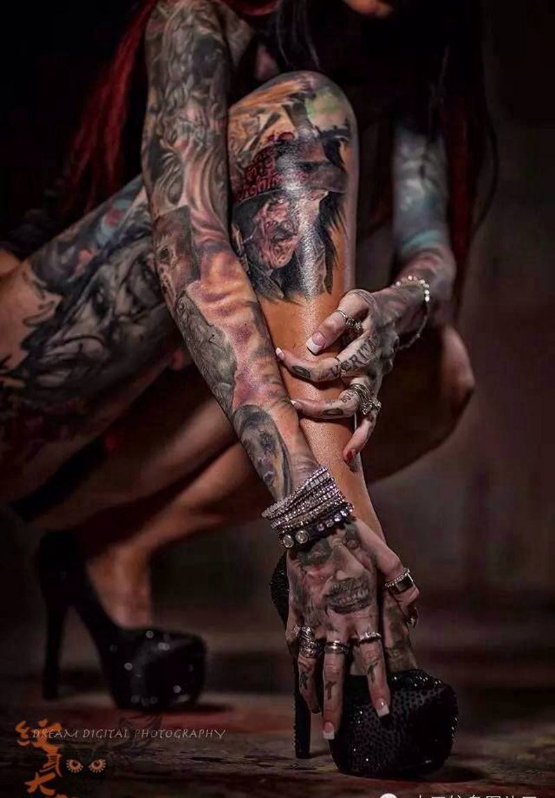 每日素材更新纹身图片_