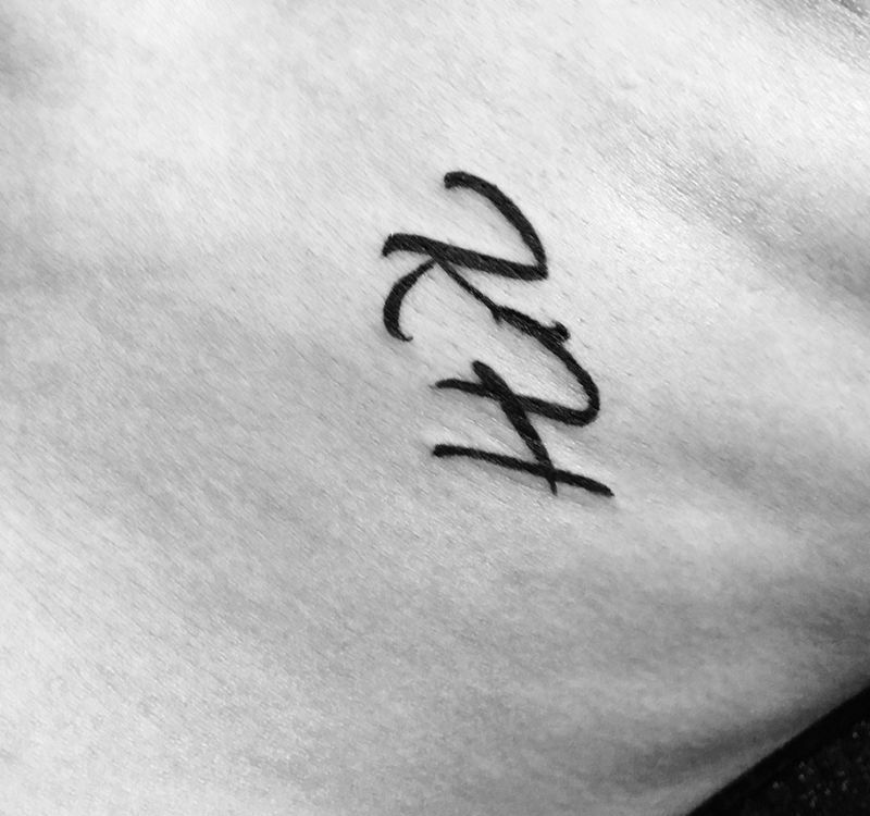 字母纹身图片_