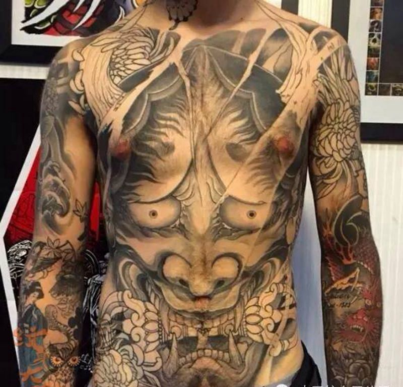 每日素材更新--传统纹身图片_