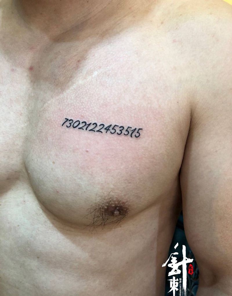 数字纹身图片_