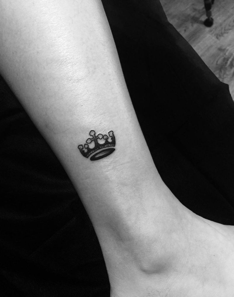 小皇冠纹身图片_