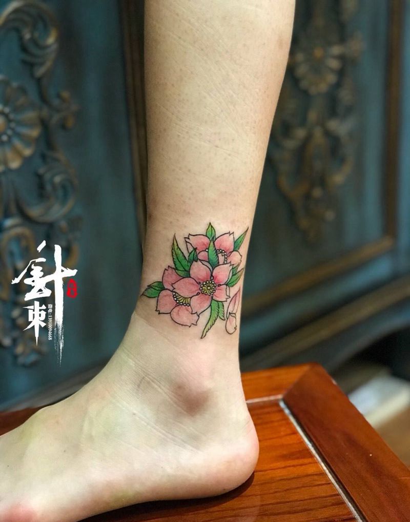 樱花纹身图片_