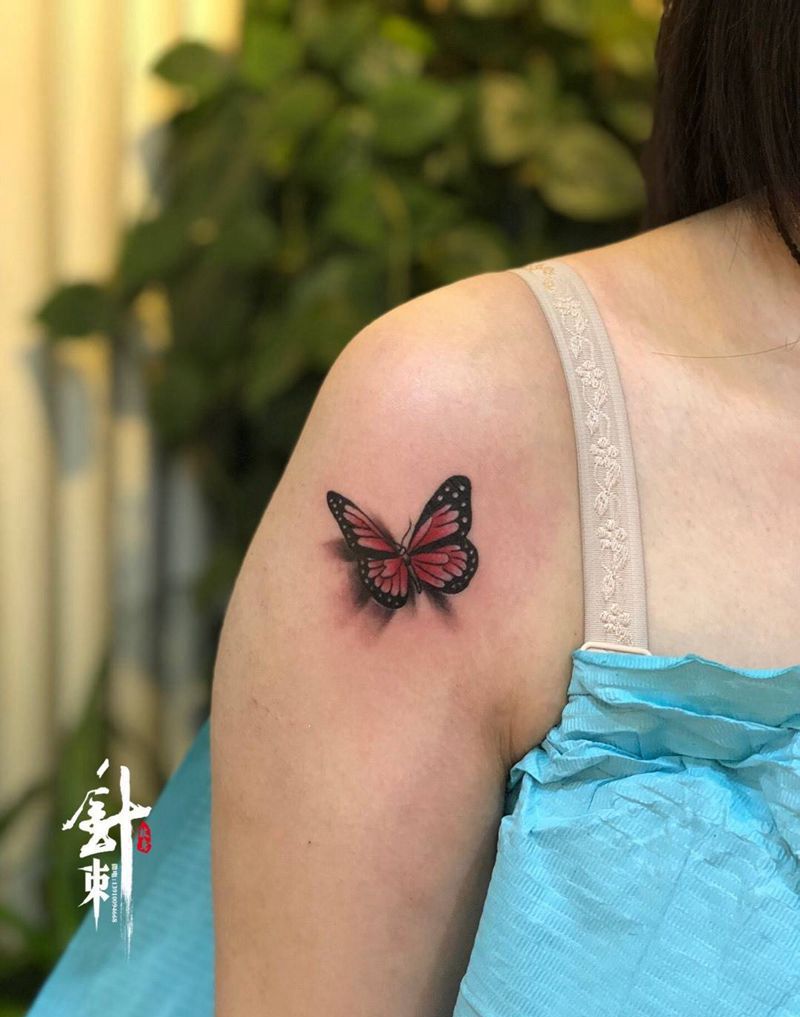 蝴蝶纹身图片_
