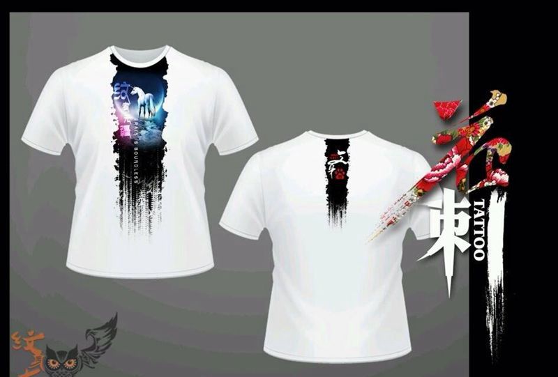 2014年吧服设计纹身图片_