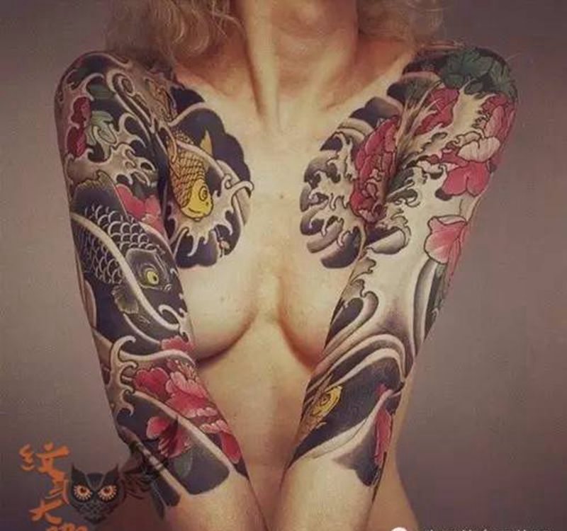 日式传统纹身图片_