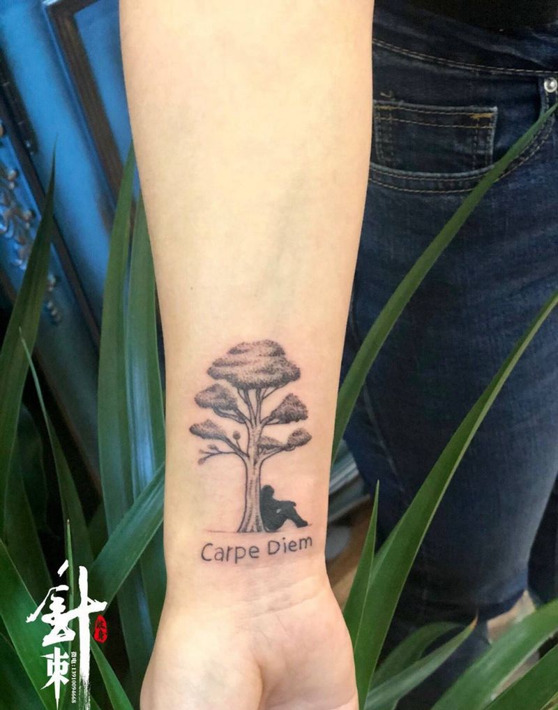 小图走五个纹身图片_