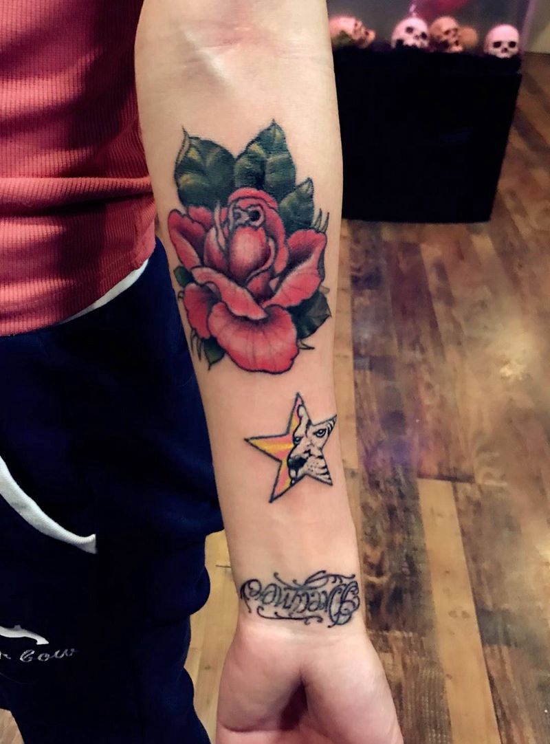 伤疤遮盖纹身图片_