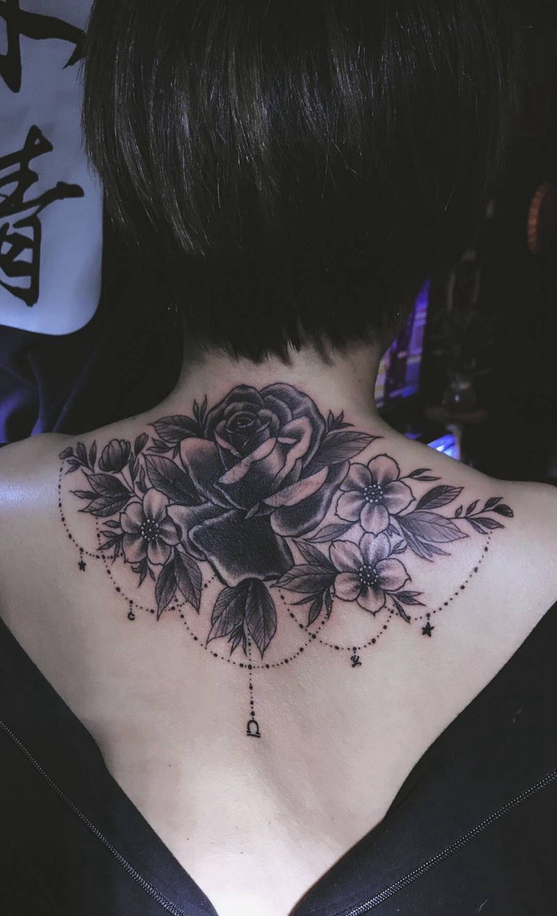 纹身遮盖纹身图片_