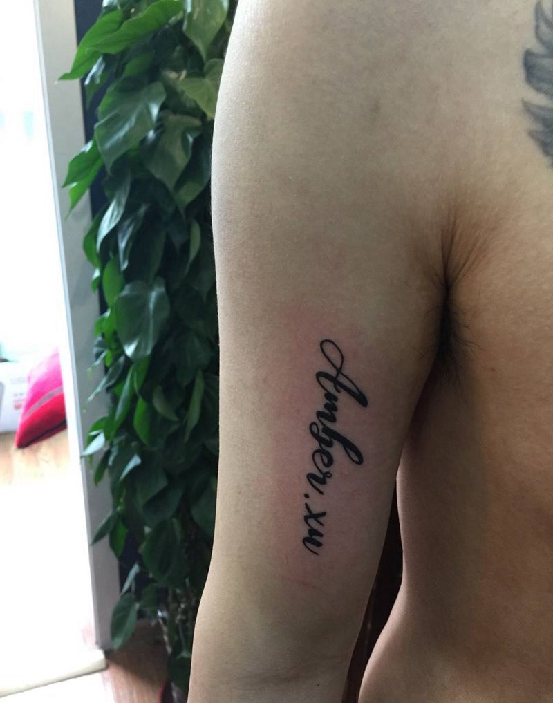 设计英文纹身图片_