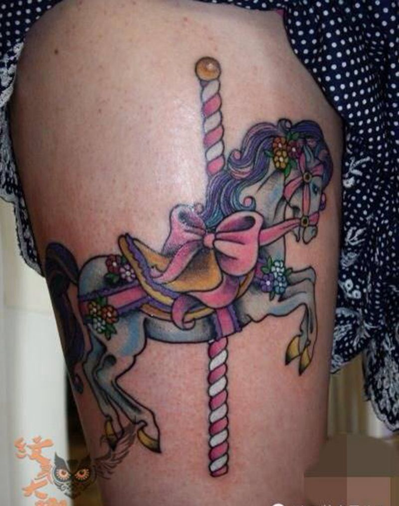 独角兽素材纹身图片_