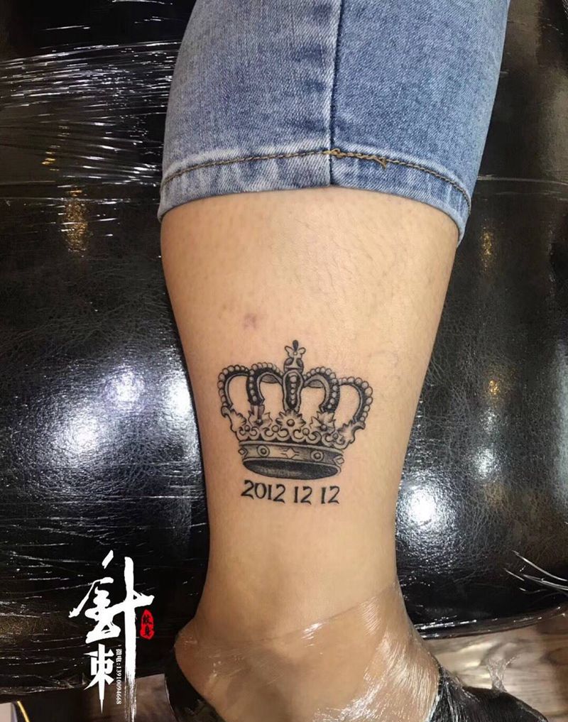 皇冠纹身图片_