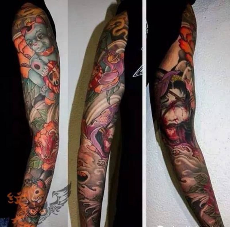 每日素材更新--传统纹身图片_