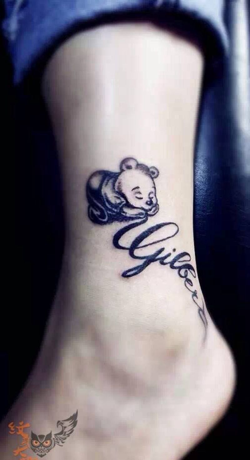 维尼熊纹身图片_