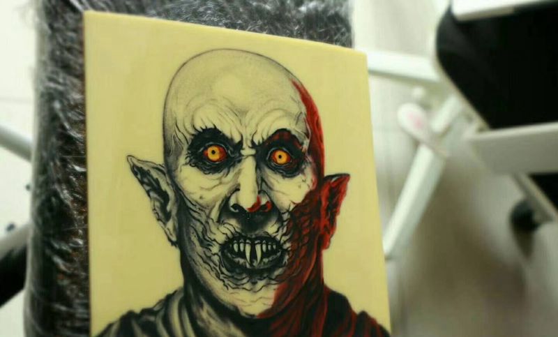 吸血鬼诺斯费拉图纹身图片_欧美写实纹身图案