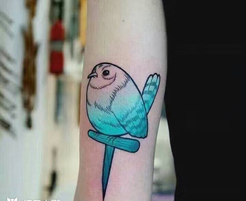 清新渐变，不一样的感觉！纹身图片_