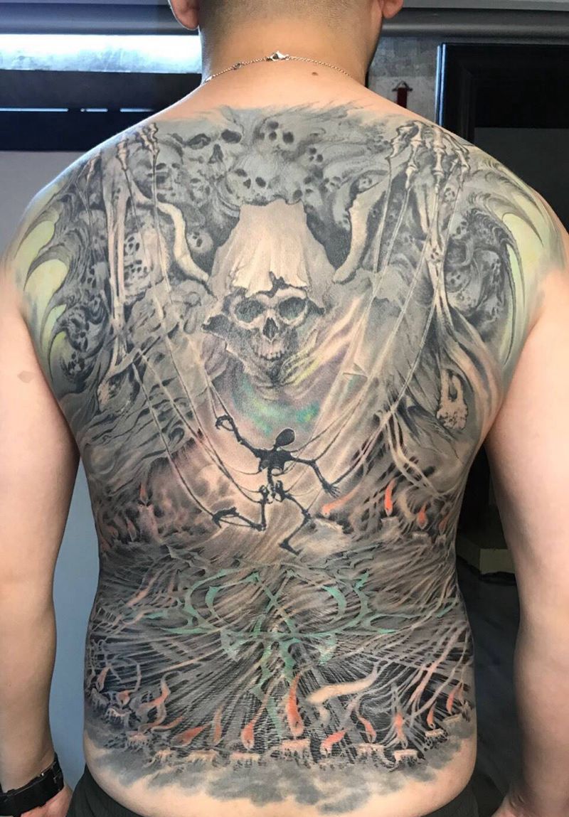 遮盖 完成纹身图片_