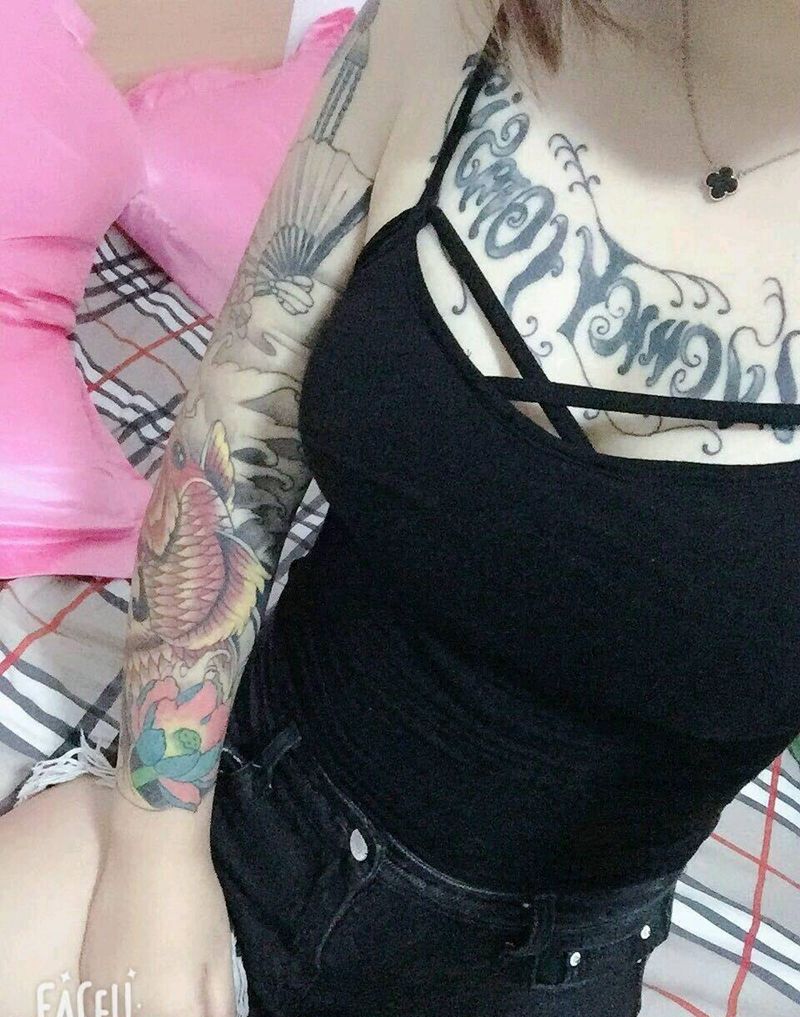 纹身大姐纹身图片_