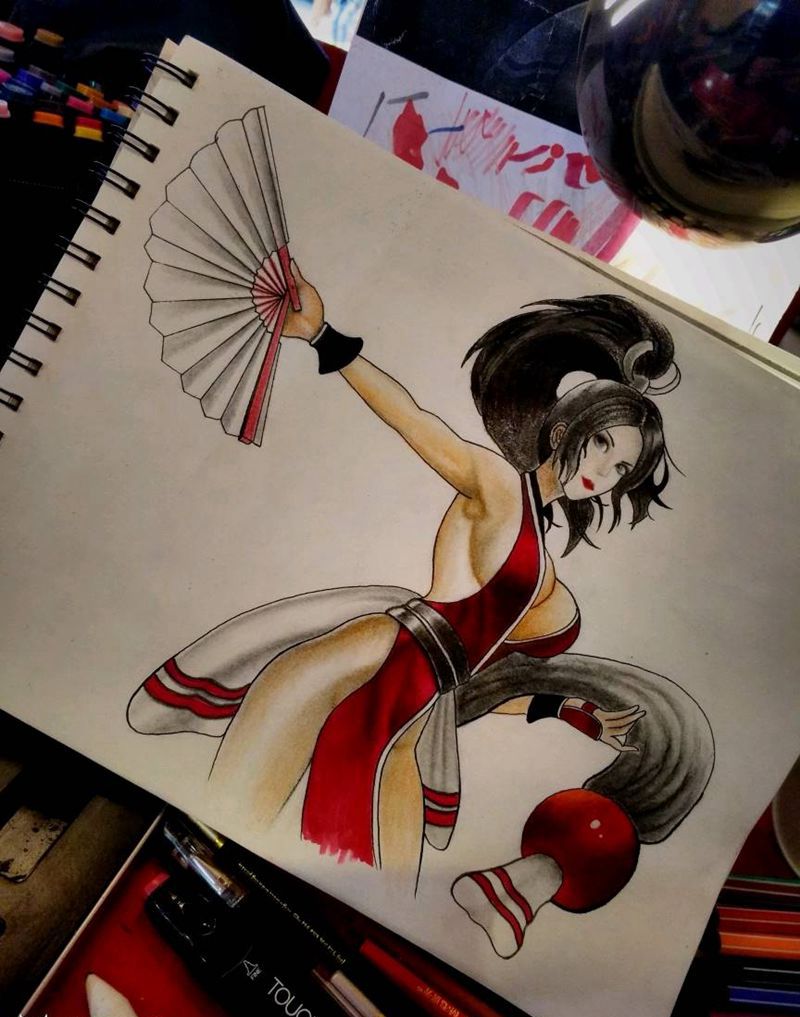 不知火舞纹身图片_