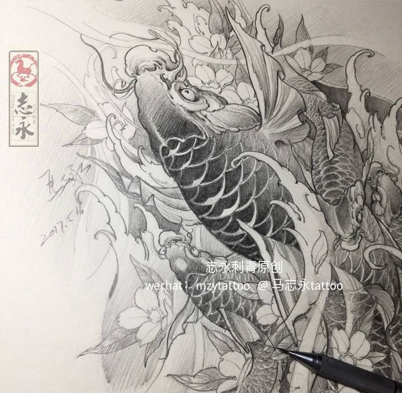 志永刺青原创纹身图片_手稿原创动物北京纹身 志永刺青纹身文身纹身图案