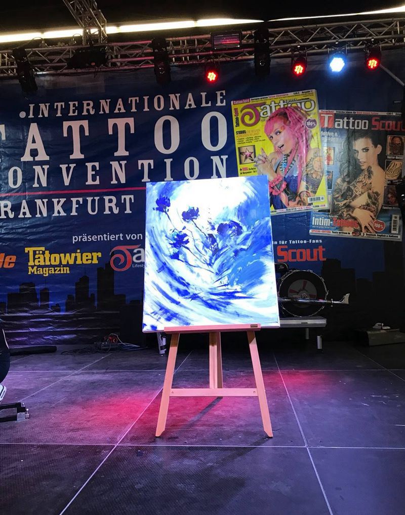 德国法兰克福展会纹身图片_
