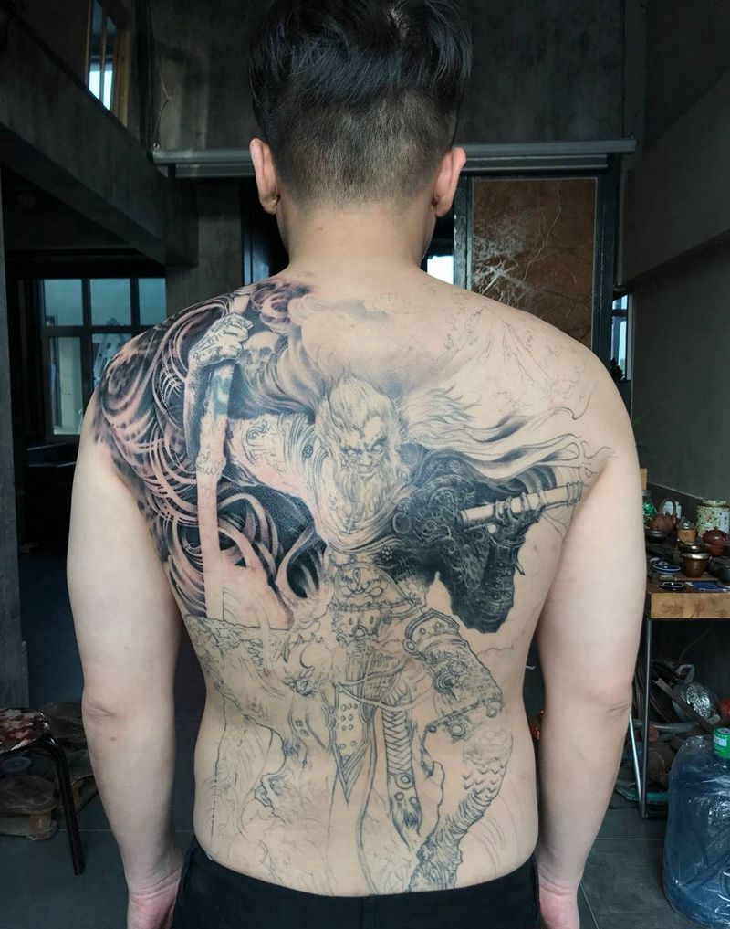 齐天大圣纹身图片_