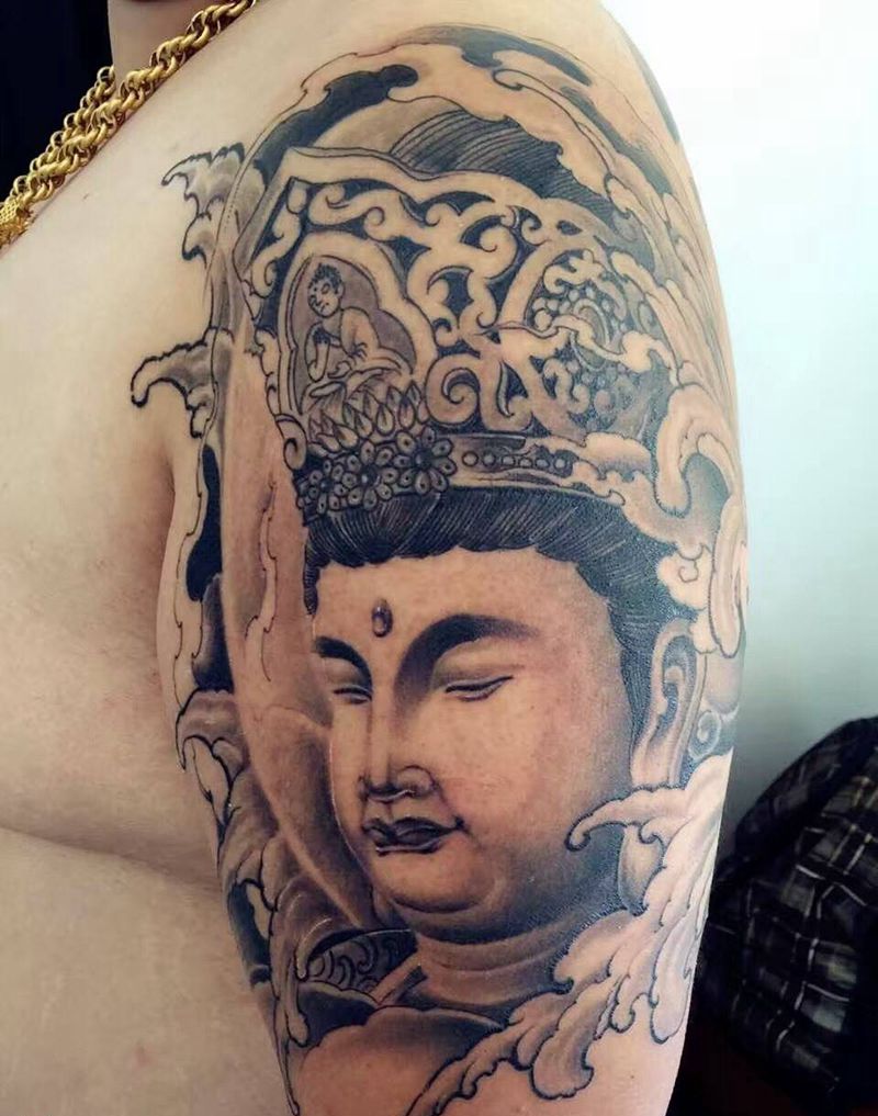 佛纹身图片_