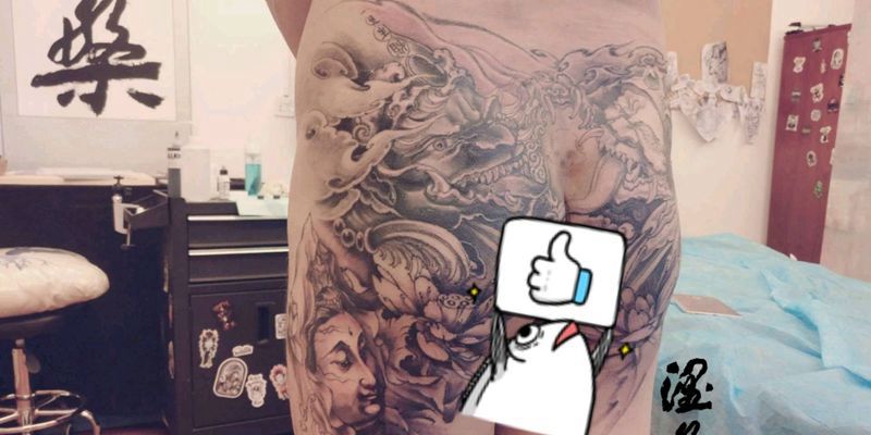 诸事顺心纹身图片_新传统纹身图案