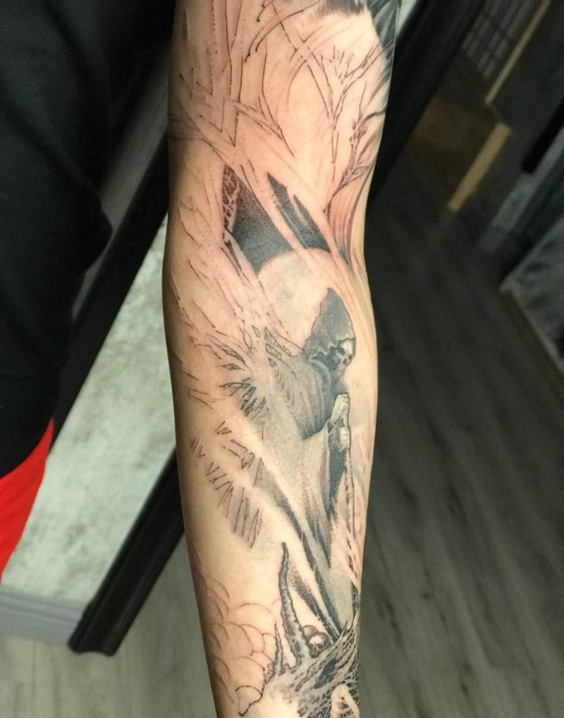 冥河摆渡者 卡戎纹身图片_