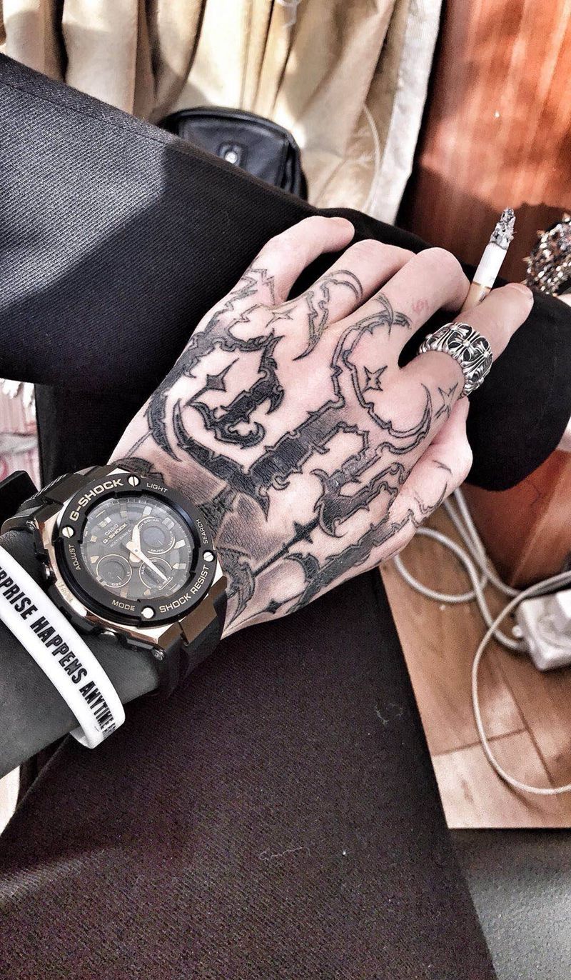 名字花体纹身图片_