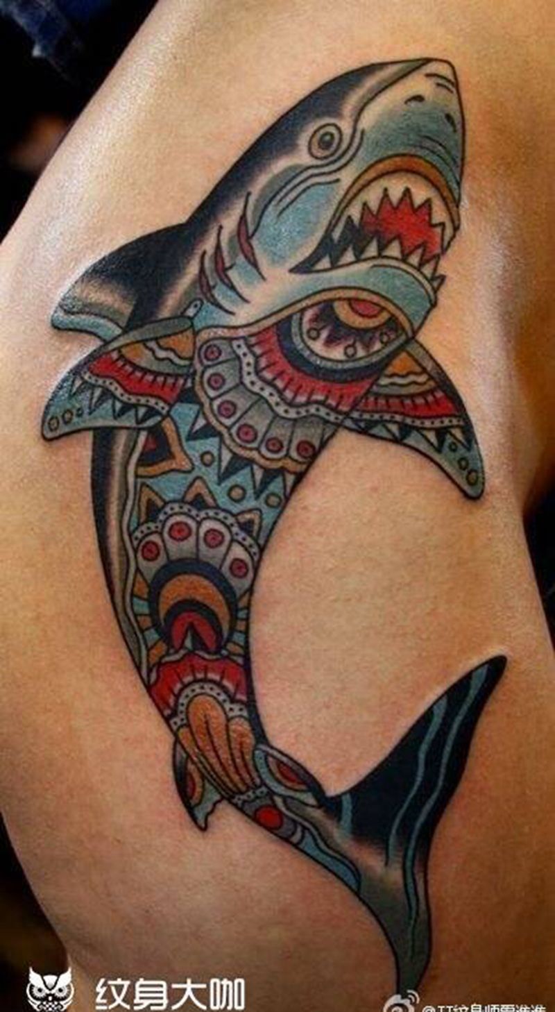 坚持自己喜爱的风格、纹身图片_