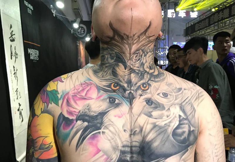 修改旧纹身 补满纹身图片_