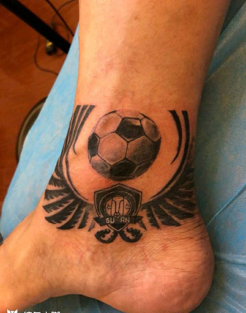 国安球迷纹身图片_欧美写实纹身图案
