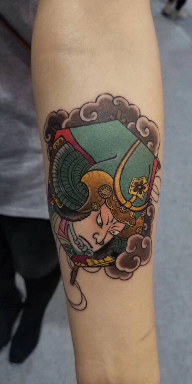 小磊展会作品喜欢的定金预约纹身图片_手臂Old School纹身图案