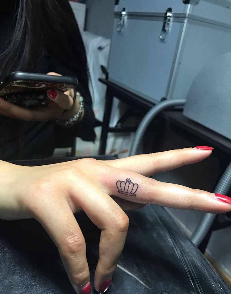 小皇冠纹身图片_