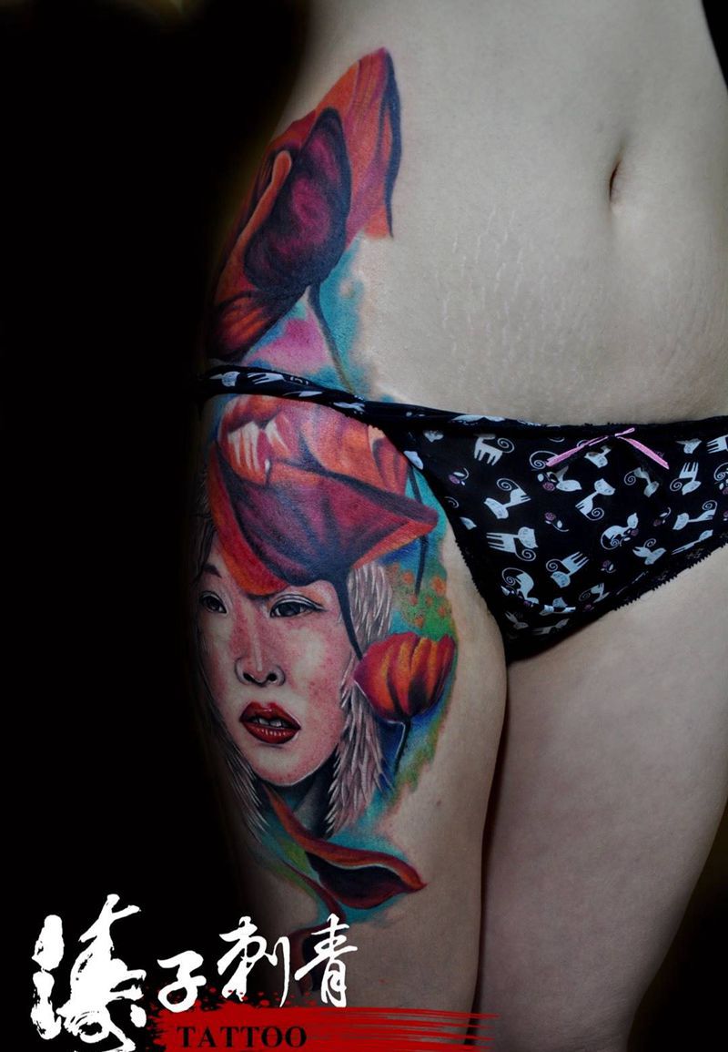 肖像纹身图片_