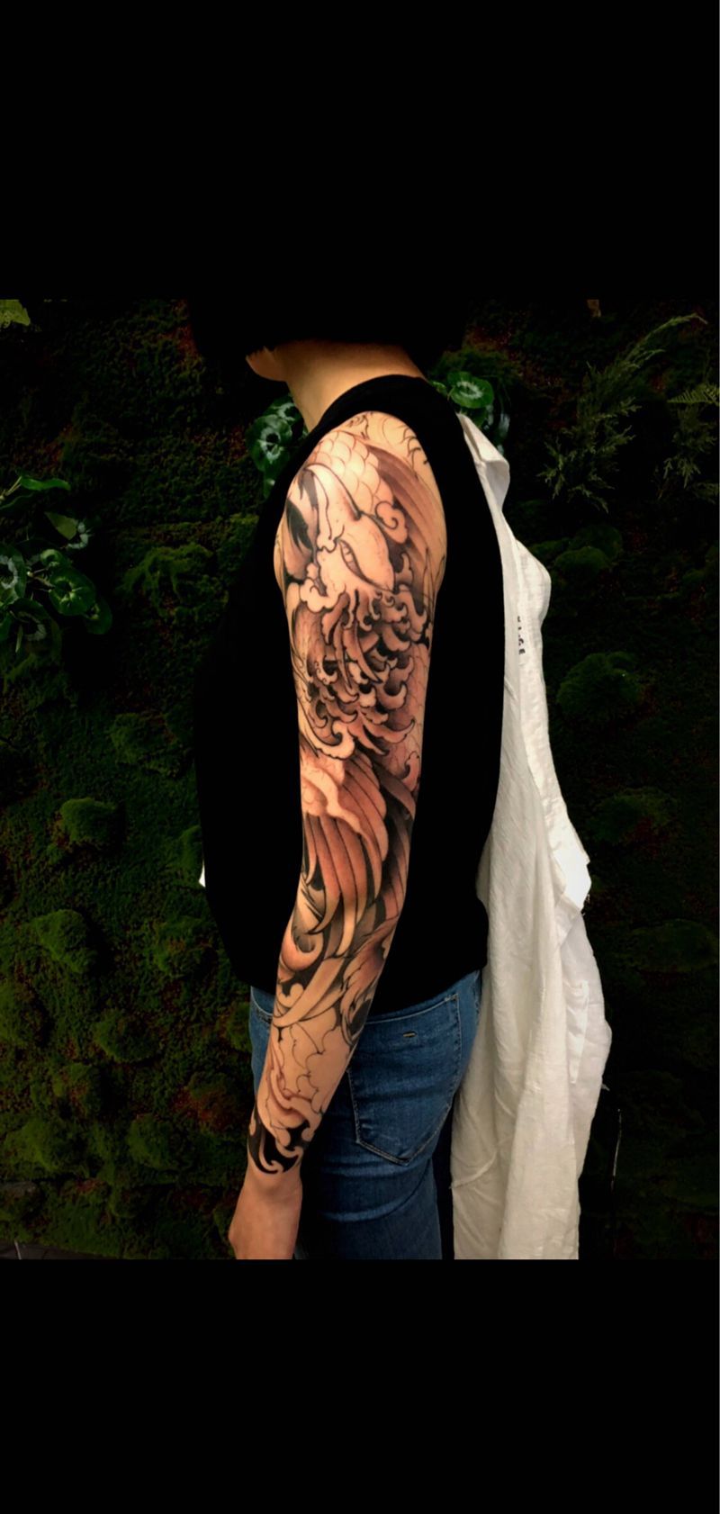 凤凰未完纹身图片_