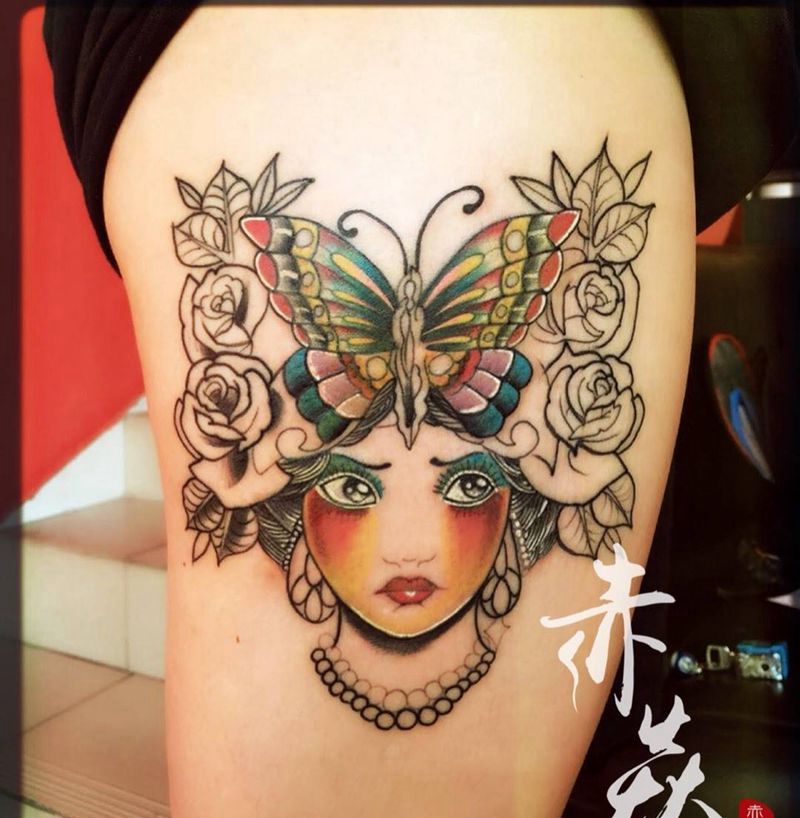 还差一次纹身图片_