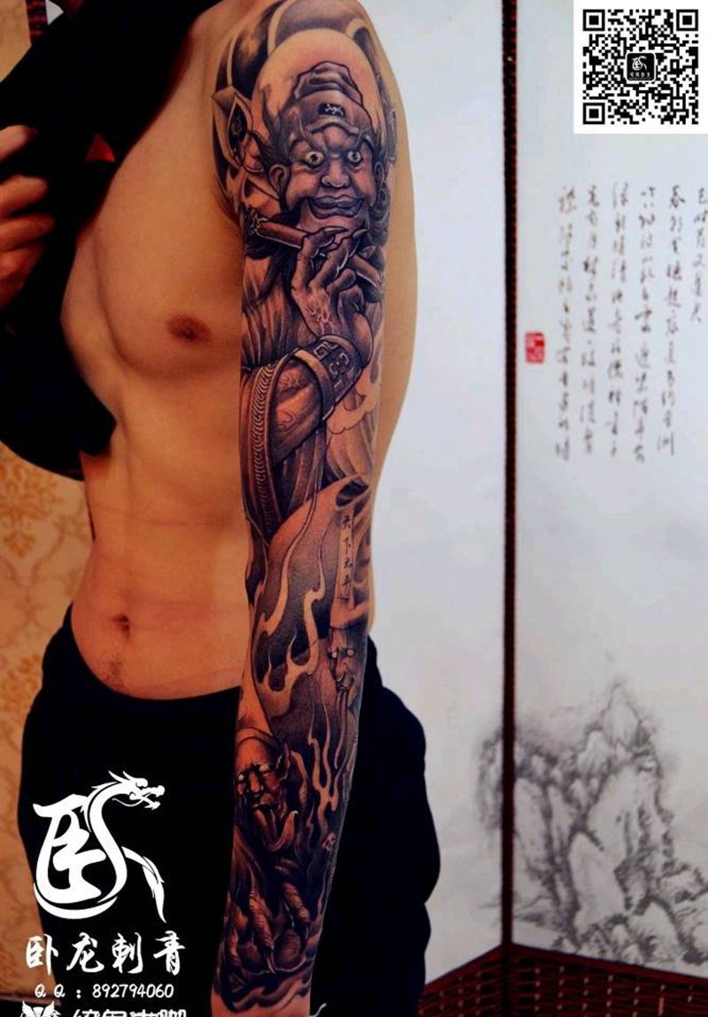 本店部分作品纹身图片_手臂手部新传统纹身图案