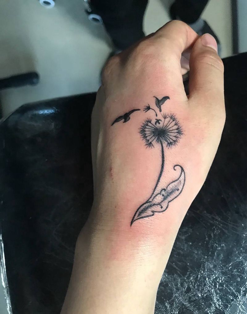 蒲公英纹身图片_