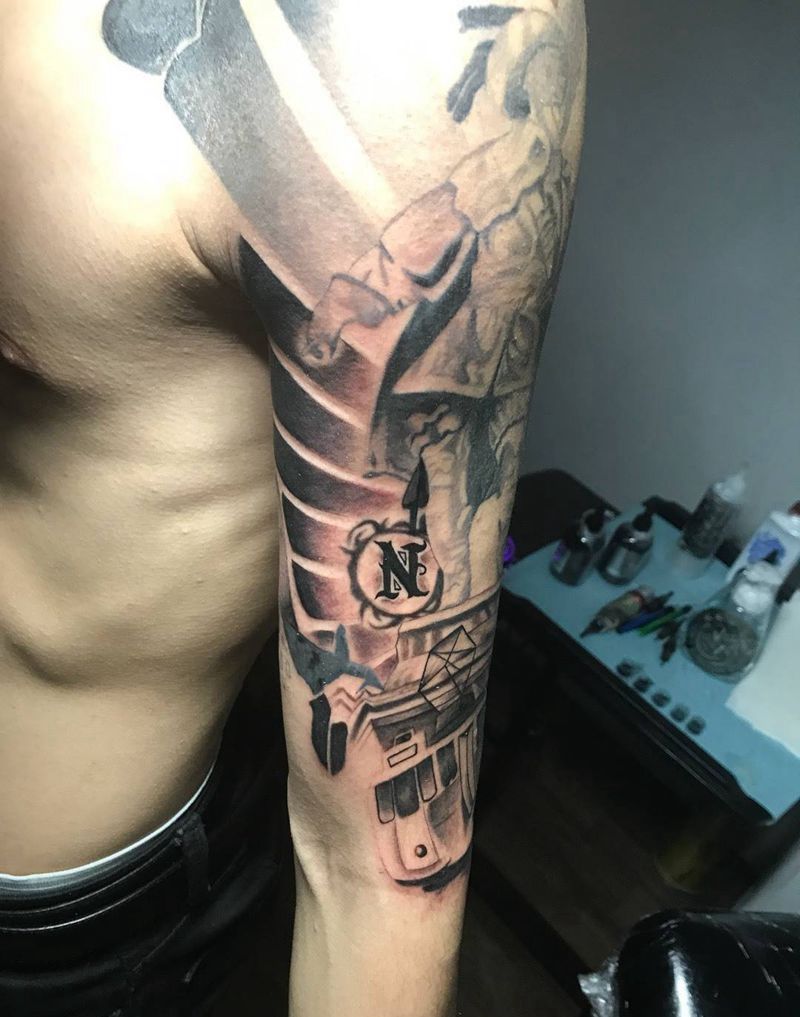 每天一点点纹身图片_