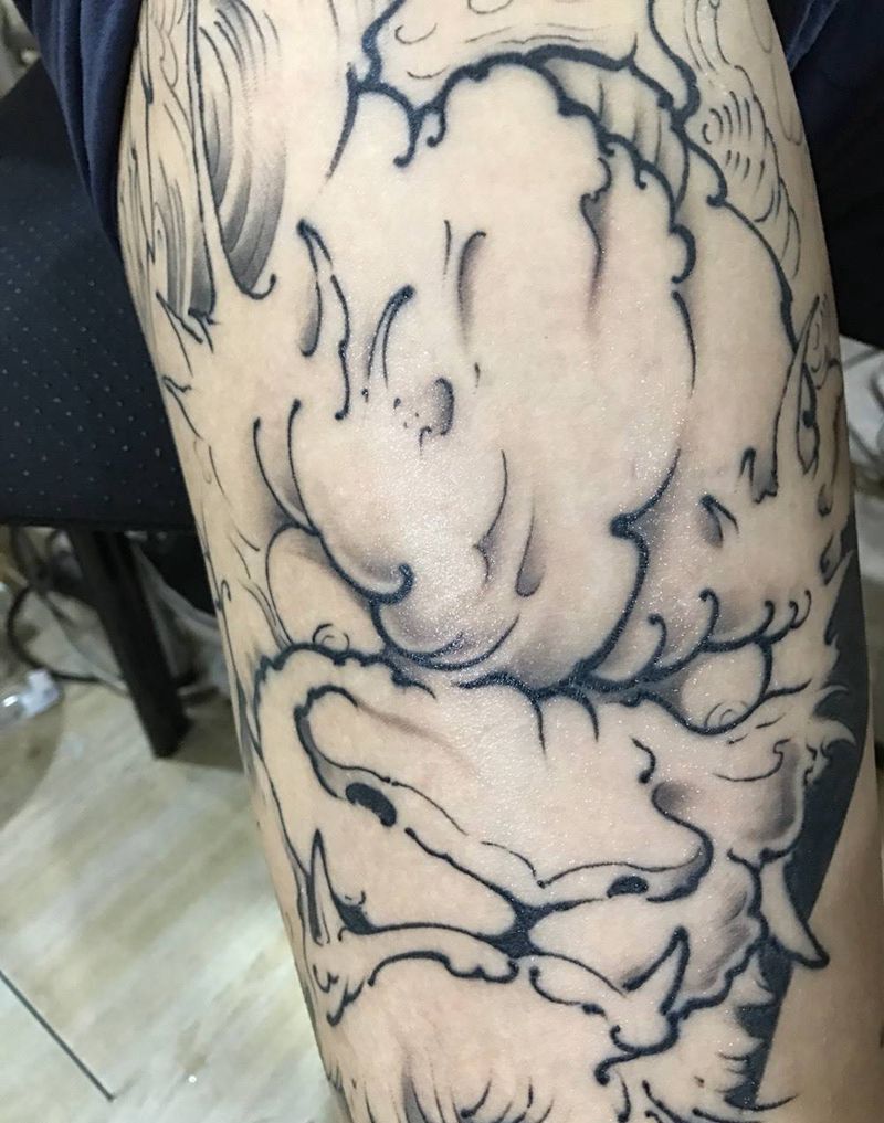包整腿纹身图片_