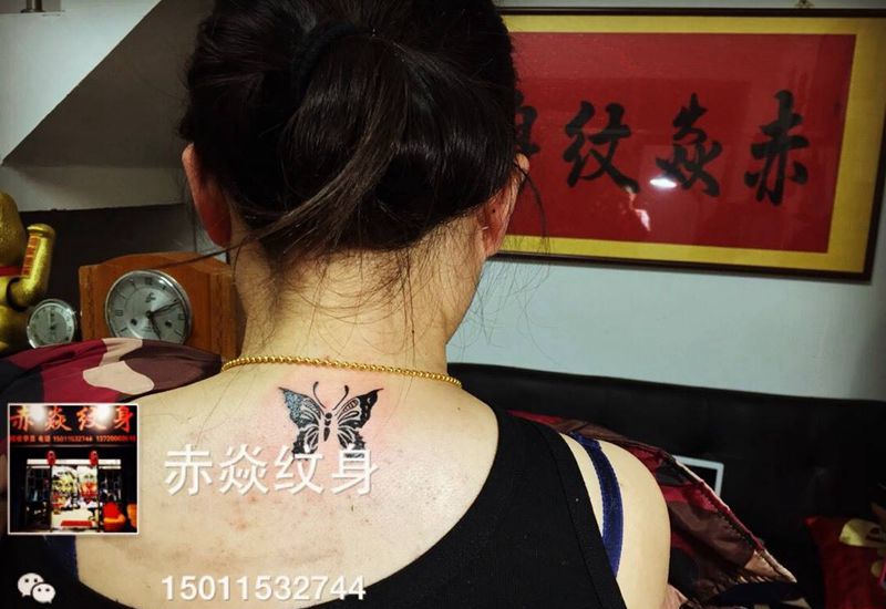 蝴蝶纹身图片_