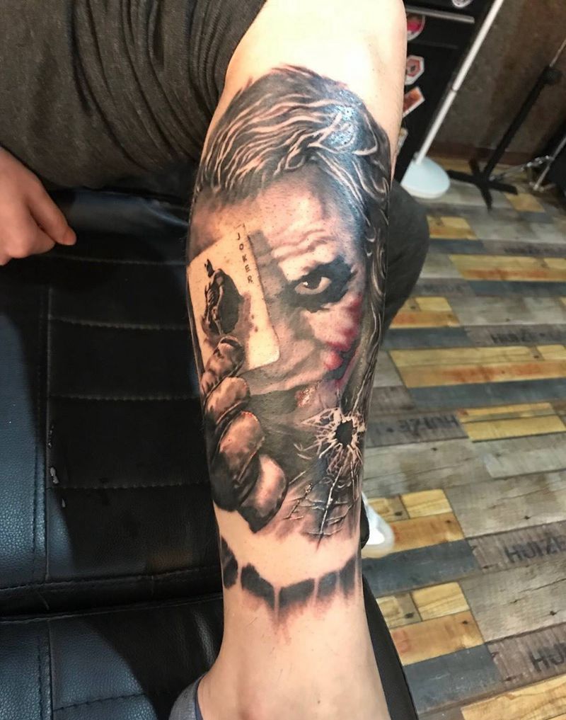 小丑小丑纹身图片_