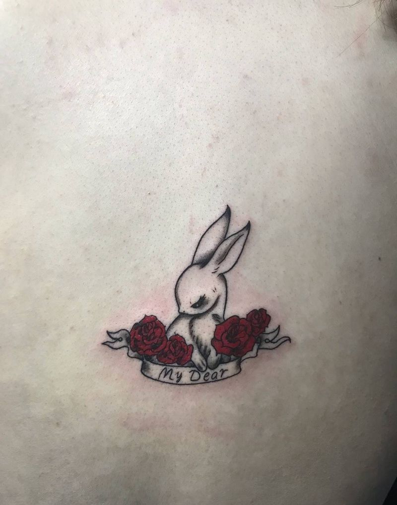 小兔几纹身图片_
