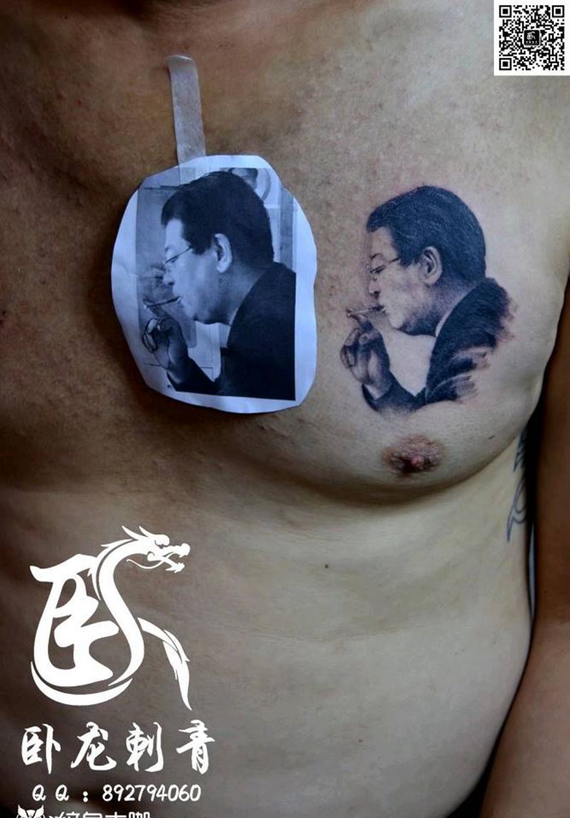 肖像纹身图片_肖像纹身图案