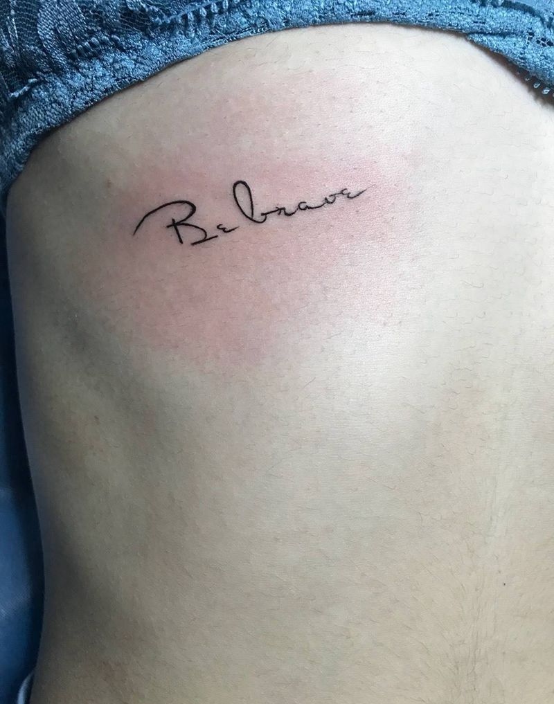 鼓起勇气纹身图片_