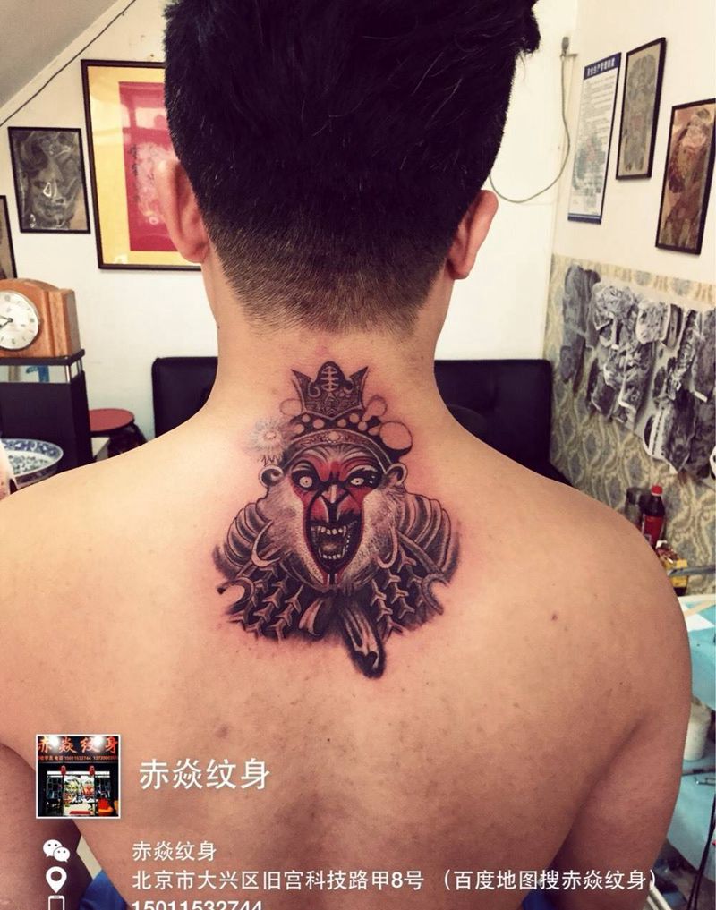 斗战胜佛纹身图片_